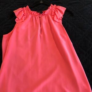 J Crew ruffle trim blouse